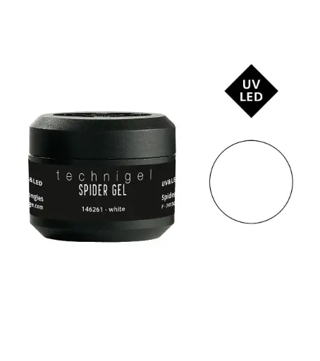 [M.17685] PEGGY SAGE Farbgel SPIDERGEL UV&LED Weiss -5g