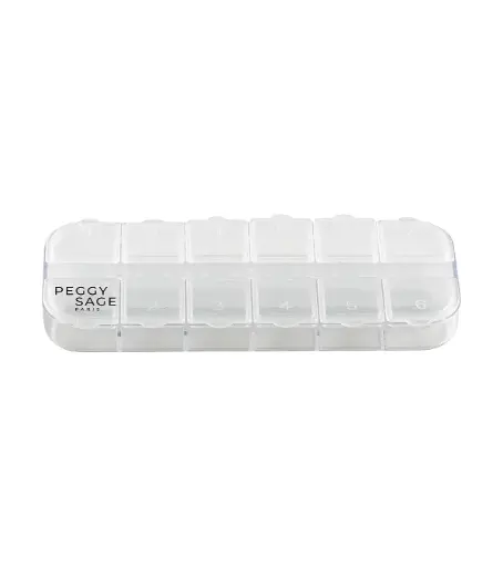 [M.17652] PEGGY SAGE Nail-art-Box 12 Fächer