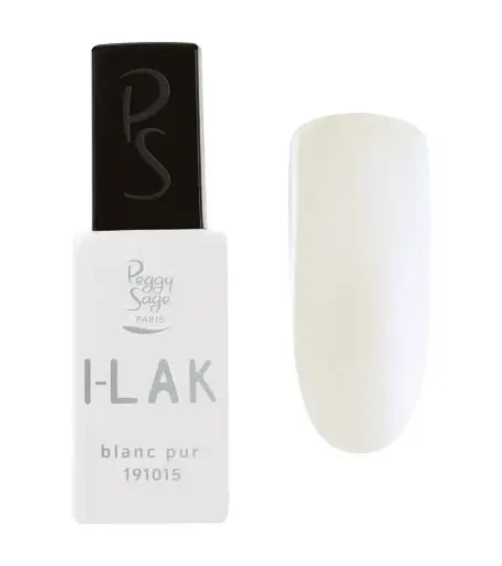 [M.17702] PEGGY SAGE Semi-permanenter I-LAK Nagellack  - blanc pur 11ml 