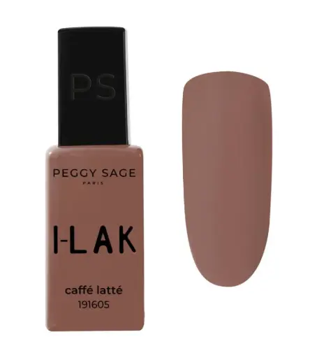 [M.17768] PEGGY SAGE Semi-permanenter I-LAK Nagellack  - caffé latte 11ml