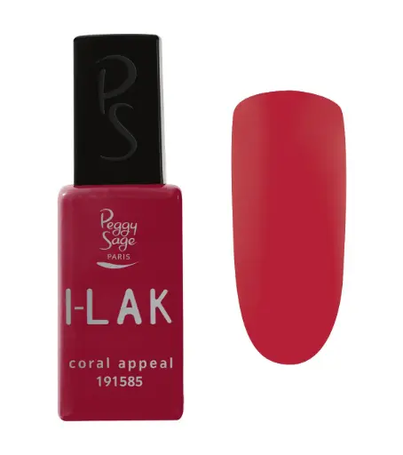 [M.17759] PEGGY SAGE Semi-permanenter I-LAK Nagellack  - coral appeal 11ml