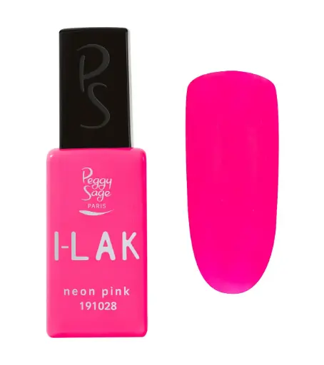 [M.17707] PEGGY SAGE Semi-permanenter I-LAK Nagellack  - neon pink 11ml 