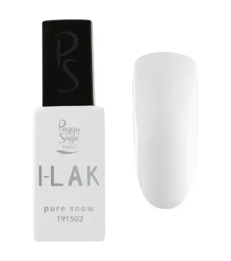 [M.17750] PEGGY SAGE Semi-permanenter I-LAK Nagellack  - pure snow 11ml