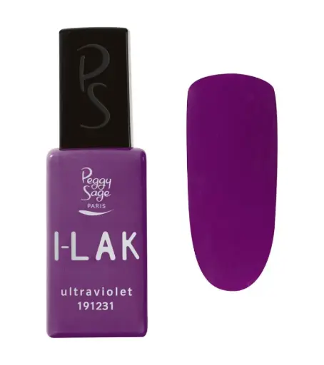 [M.17743] PEGGY SAGE Semi-permanenter I-LAK Nagellack  - ultraviolet 11ml