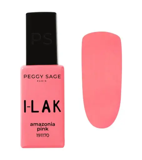 [M.17728] PEGGY SAGE Semi-permanenter I-LAK-Nagellack  - amazonia pink 11ml