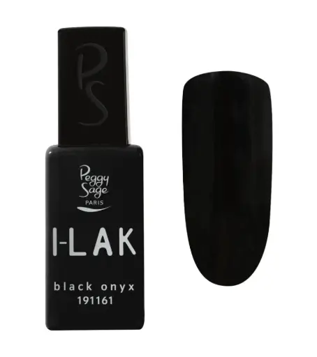 [M.17726] PEGGY SAGE Semi-permanenter I-LAK-Nagellack  - black onyx 11ml