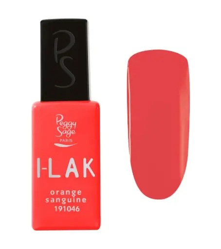[M.17709] PEGGY SAGE Semi-permanenter I-LAK-Nagellack  - orange sanguine 11ml 