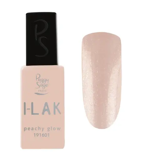 [M.17764] PEGGY SAGE Semi-permanenter I-LAK-Nagellack  - peachy glow 11ml