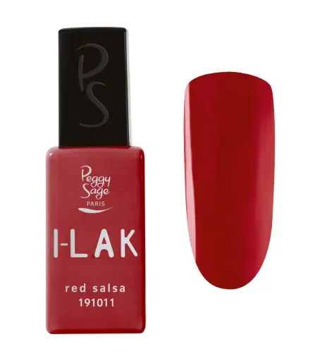 [M.17700] PEGGY SAGE Semi-permanenter I-LAK-Nagellack  - red salsa 11ml 
