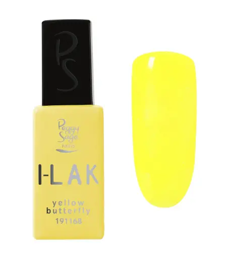 [M.17727] PEGGY SAGE Semi-permanenter I-LAK-Nagellack  - yellow butterfly 11ml