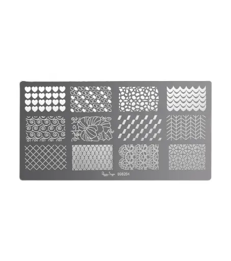 [M.17789] PEGGY SAGE Stamping-Platte Nail art