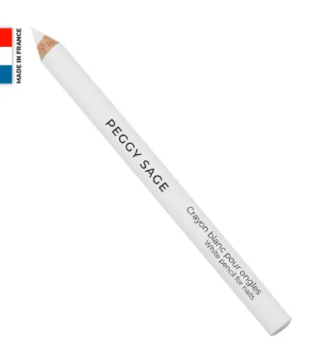 [M.17596] PEGGY SAGE Weißer Stift für Nägel 1.3g