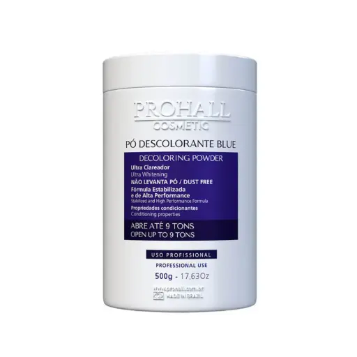 [M.16347] PROHALL Professional BLUE BLEACHING POWDER Dust free 9+ Tons 500gr