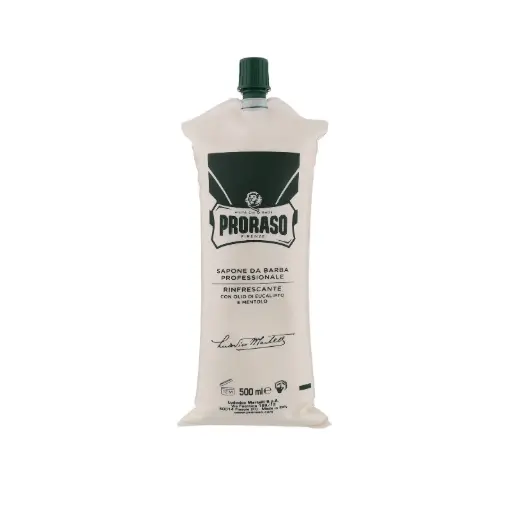 [M.17784] PRORASO Rasiercreme mit Eukalyptusöl & Menthol Pro 500ML