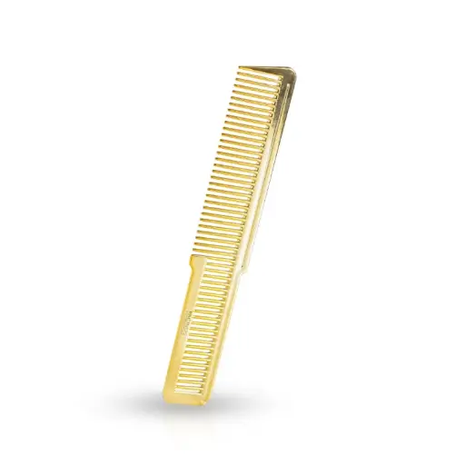 [M.12754] Pacinos Flat Guide Gold Comb