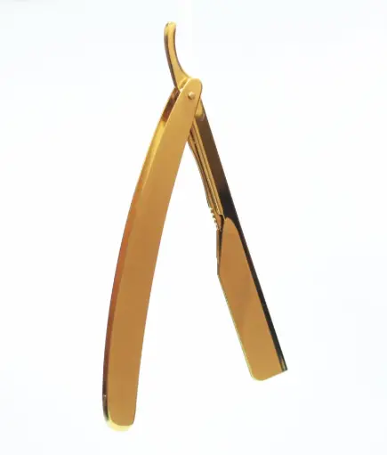 [M.12740] Pacinos Push Carriage Razor - GOLD