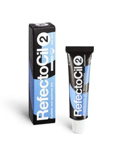 [M.13074] RefectoCil Augenbrauen Und Wimpernfarbe 2 Blau-Schwarz 15 ml