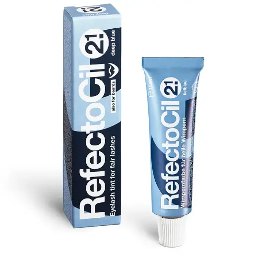[M.13073] RefectoCil Augenbrauen Und Wimpernfarbe 2.1 Tiefblau 15 ml
