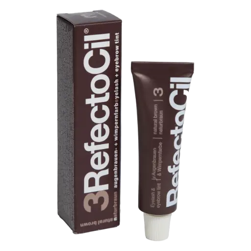 [M.13072] RefectoCil Augenbrauen Und Wimpernfarbe 3 Naturbraun 15 ml