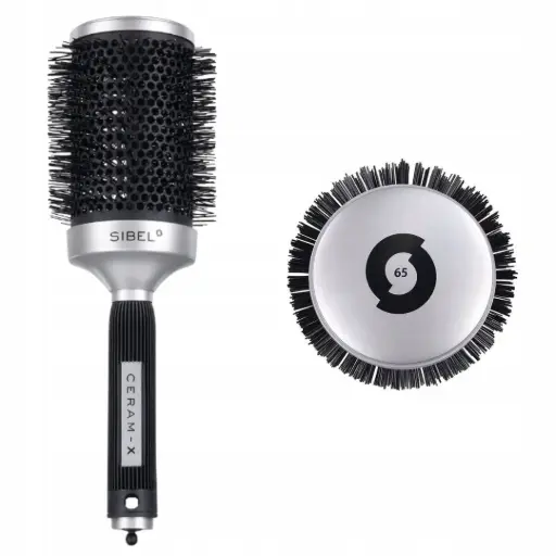 [M.17265] SIBEL Thermobürste Ceram‐X 65/90mm