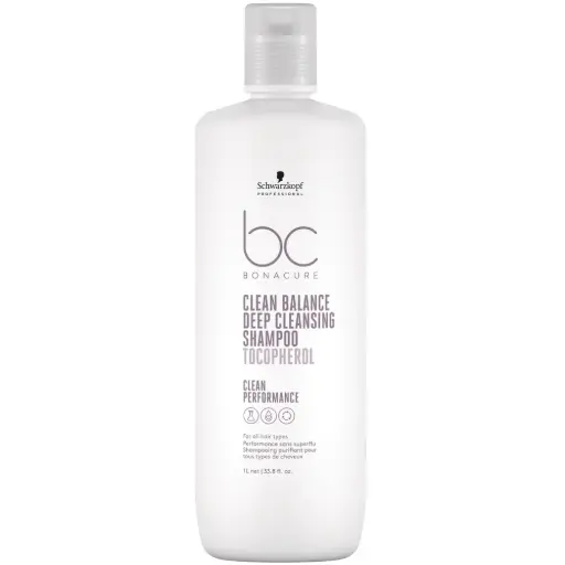 [M.14232] Schwarzkopf Professional BC Clean Balance Deep Cleansing Tecopherol Shampoo 1000ml