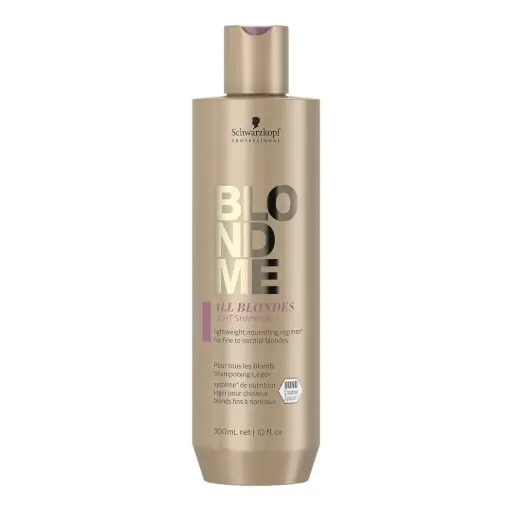 [M.14439] Schwarzkopf Professional BLONDME All Blond Light Shampoo 300ml