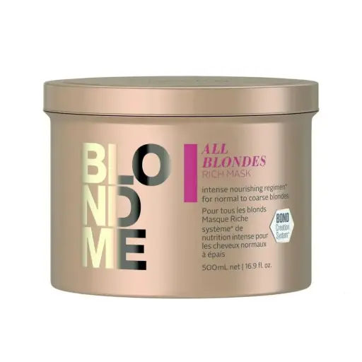 [M.14445] Schwarzkopf Professional BLONDME All Blond Rich Maske 500ml