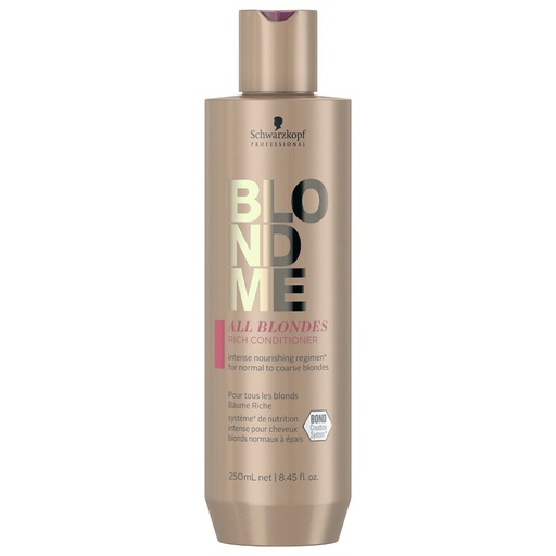 [M.14438] Schwarzkopf Professional BLONDME All Blonde Rich Conditioner 250ml