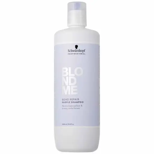 [M.17471] Schwarzkopf Professional BLONDME Bond Repair Purple Shampoo 1000ml