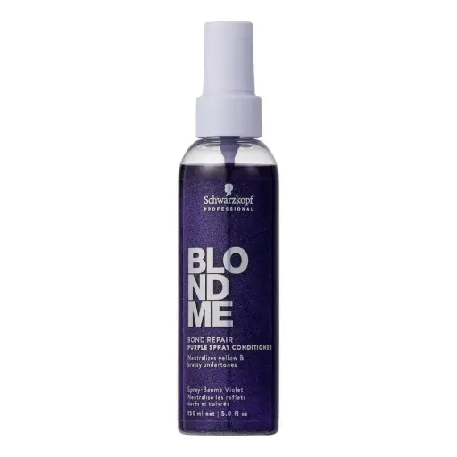 [M.17475] Schwarzkopf Professional BLONDME Bond Repair Purple Spray Conditioner 150ml