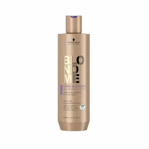 [M.14436.076] Schwarzkopf Professional BLONDME Cool Blondes Neutralisierendes Shampoo 300ml