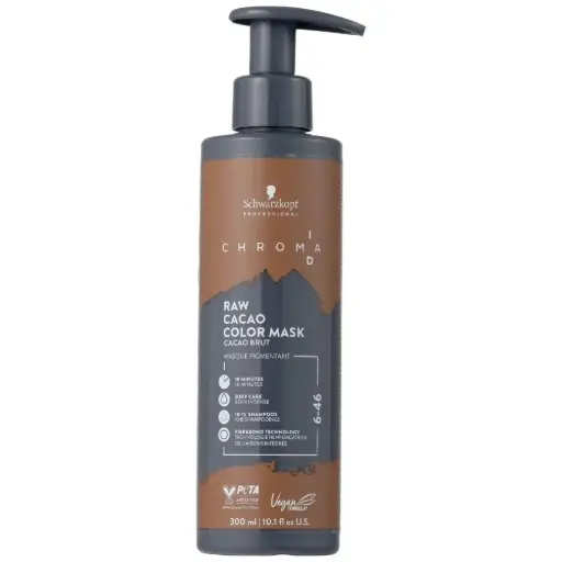[M.17161] Schwarzkopf Professional Chroma ID Bonding Color Mask 6-46 Raw Cacao 300ml
