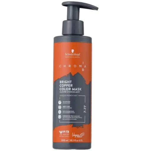 [M.17163] Schwarzkopf Professional Chroma ID Bonding Color Mask 7-77 Bright Copper 300ml