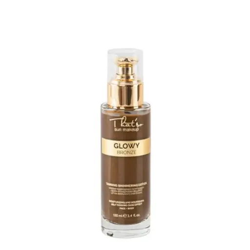 [M.13492] THATSO Sun Makeup GLOWY Bronze Tanning Shimmering Lotion 100ml