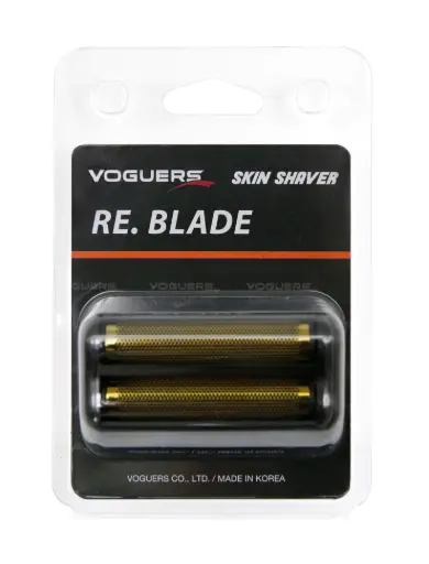 [M.16301] VOGUERS Lighter Shaver Schwarz Blade