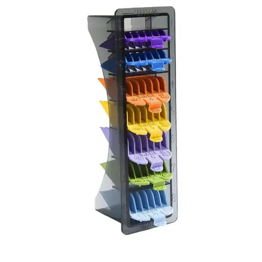 [M.10010] WAHL Professional Plastik Aufsteckkamm-Set/BOX color Coded (3/6/10/13/16/19/22/25 mm)