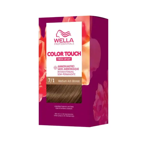 [M.17501] Wella Professional COLOR TOUCH Fresh Up Kit 7/1 Medium Ash Blonde 130ml