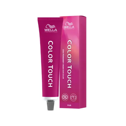 [M.11187] Wella Professional COLOR TOUCH Plus 55/04 hellbraun intensiv natur-rot 60ml
