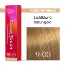 Wella Professional COLOR TOUCH Pure Naturals 9/03 lichtblond natur-gold 60ml
