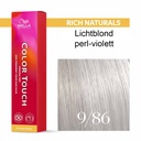 Wella Professional COLOR TOUCH Rich Naturals  9/86 lichtblond perl-violett 60ml