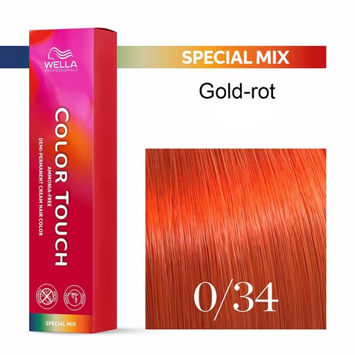 [M.11198] Wella Professional COLOR TOUCH Special Mix 0/34 gold-rot 60ml