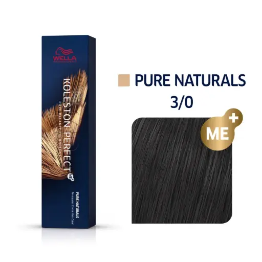 [M.11019] Wella Professional KOLESTON Perfect Me+ Pure Naturals 3/0 Dunkelbraun 60ml
