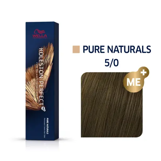 [M.11015] Wella Professional KOLESTON Perfect Me+ Pure Naturals 5/0 Hellbraun 60ml