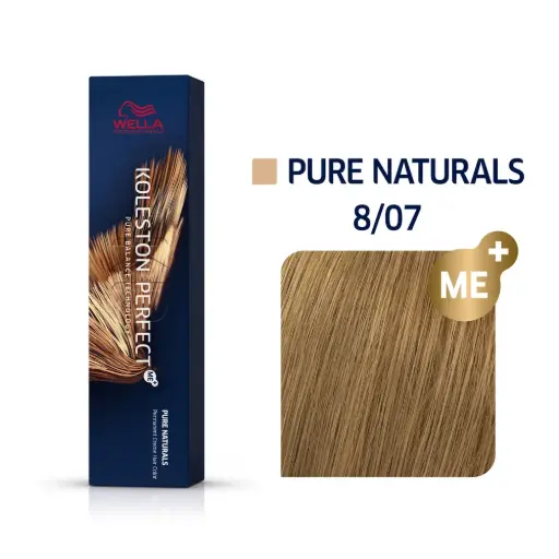 [M.10996] Wella Professional KOLESTON Perfect Me+ Pure Naturals 8/07 Hellblond natur-braun 60ml