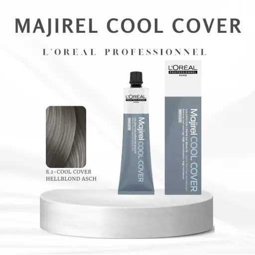[M.17984] L'Oréal Professionnel MAJIREL Cool Cover 8,1 Hellblond Asch 60ml