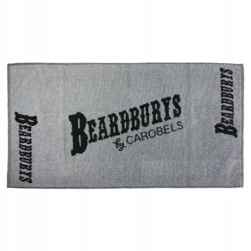 [M.17924] Beardburys Friseurhandtuch mit Logo 50x100cm