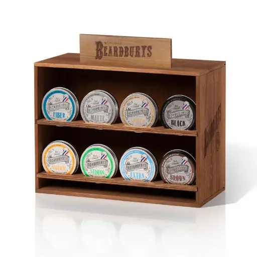 [M.17927] Beardburys Holzaussteller-Leer 38x 19x 29 