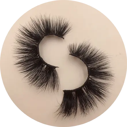 [M.12484] MAD Lashes Wimpern WHITE  3D66 15mm