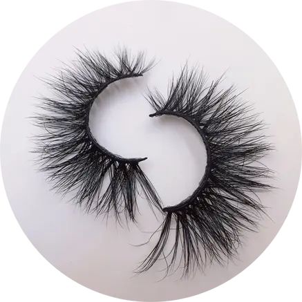 [M.12489] MAD Lashes Wimpern WHITE  3D124 15mm