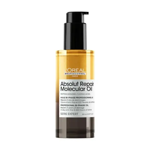 [M.18011] L'Oréal Professionnel Serie Expert Absolut Repair Molecular Bi-phase Oil 90ml